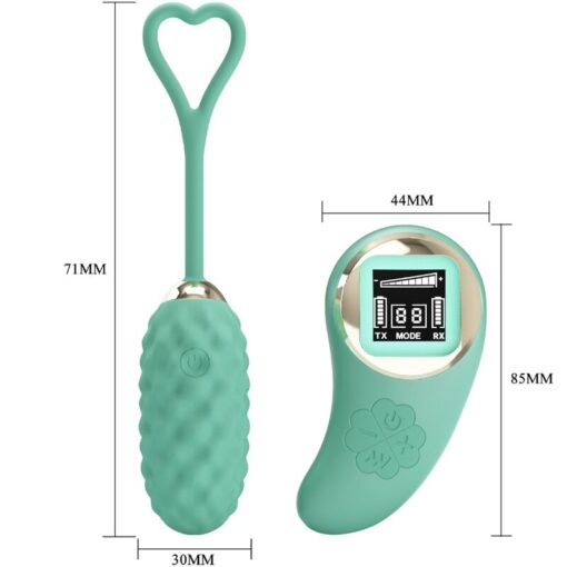 PRETTY LOVE – VIVIAN HUEVO VIBRADOR CONTROL REMOTO VERDE - intimamenities.com