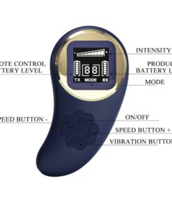 PRETTY LOVE – VIVIAN HUEVO VIBRADOR CONTROL REMOTO AZUL - intimamenities.com