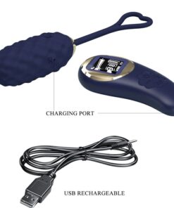 PRETTY LOVE – VIVIAN HUEVO VIBRADOR CONTROL REMOTO AZUL - intimamenities.com