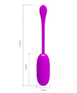 PRETTY LOVE – JULIUS HUEVO VIBRADOR IMPERMEBLE & RECARGABLE MORADO - intimamenities.com