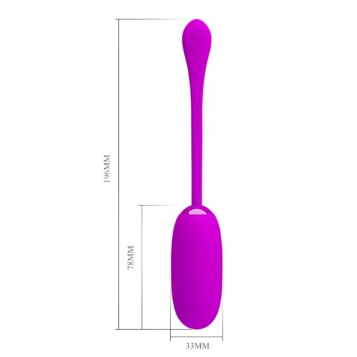 PRETTY LOVE – JULIUS HUEVO VIBRADOR IMPERMEBLE & RECARGABLE MORADO - intimamenities.com