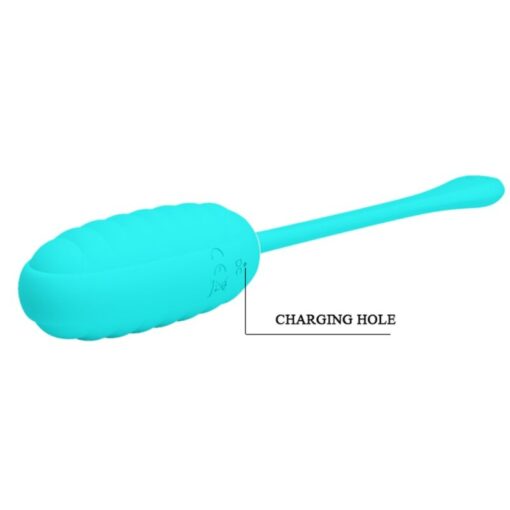 PRETTY LOVE – KIRK HUEVO VIBRADOR RECARGABLE VERDE CLARO - intimamenities.com