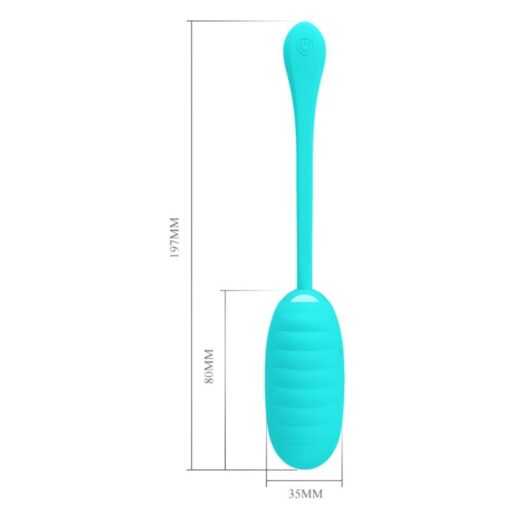PRETTY LOVE – KIRK HUEVO VIBRADOR RECARGABLE VERDE CLARO - intimamenities.com