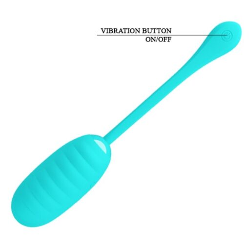 PRETTY LOVE – KIRK HUEVO VIBRADOR RECARGABLE VERDE CLARO - intimamenities.com