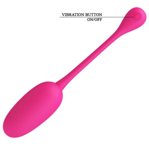 PRETTY LOVE – KNUCKER HUEVO VIBRADOR RECARGABLE ROSA - intimamenities.com