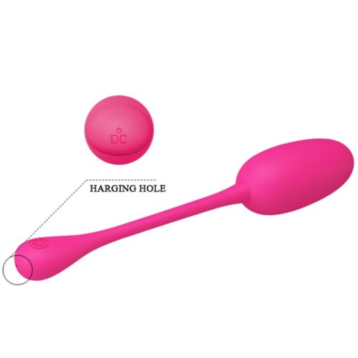 PRETTY LOVE – KNUCKER HUEVO VIBRADOR RECARGABLE ROSA - intimamenities.com