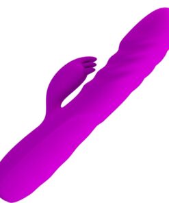 PRETTY LOVE – MELANIE VIBRADOR CONEJO RECARGABLE MORADO - intimamenities.com