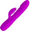 PRETTY LOVE – MELANIE VIBRADOR CONEJO RECARGABLE MORADO - intimamenities.com