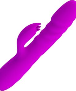 PRETTY LOVE – MELANIE VIBRADOR CONEJO RECARGABLE MORADO - intimamenities.com