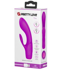 PRETTY LOVE – TIM VIBRADOR RECARGABLE MORADO - intimamenities.com