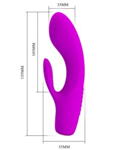 PRETTY LOVE – TIM VIBRADOR RECARGABLE MORADO - intimamenities.com