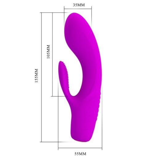 PRETTY LOVE – TIM VIBRADOR RECARGABLE MORADO - intimamenities.com