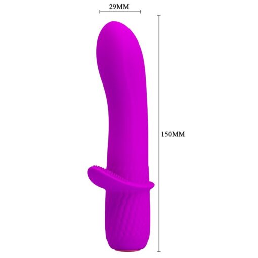 PRETTY LOVE – TROY VIBRADOR RECARGABLE MORADO - intimamenities.com