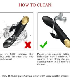 PRETTY LOVE – VIBRADOR DE LUJO BAÑADO EN ORO RECARGABLE NEGRO - intimamenities.com