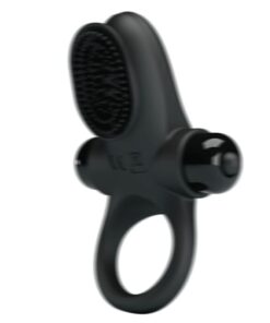PRETTY LOVE – ANILLO VIBRADOR II PARA PENE NEGRO - intimamenities.com
