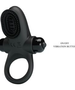 PRETTY LOVE – ANILLO VIBRADOR II PARA PENE NEGRO - intimamenities.com