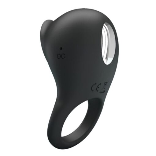 PRETTY LOVE – ANILLO VIBRADOR PARA PENE CON LENGUA NEGRO - intimamenities.com