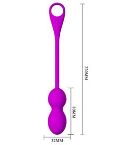 PRETTY LOVE – ELVIRA BOLAS VIBRADORAS RECARGABLE MORADO - intimamenities.com