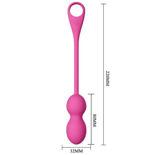 PRETTY LOVE – ELVIRA BOLAS VIBRADORAS RECARGABLE ROSA - intimamenities.com
