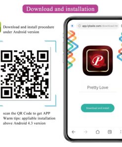 PRETTY LOVE – NYMPH HUEVO VIBRADOR CONTROLADO POR APP VIOLETA - intimamenities.com