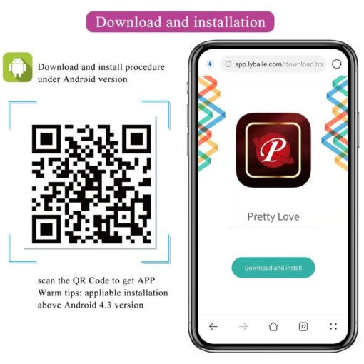 PRETTY LOVE – NYMPH HUEVO VIBRADOR CONTROLADO POR APP VIOLETA - intimamenities.com