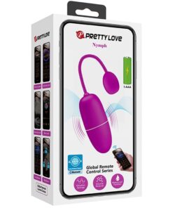 PRETTY LOVE – NYMPH HUEVO VIBRADOR CONTROLADO POR APP VIOLETA - intimamenities.com