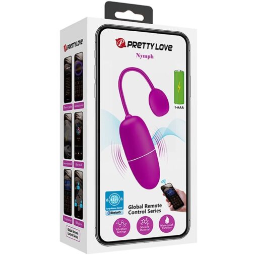 PRETTY LOVE – NYMPH HUEVO VIBRADOR CONTROLADO POR APP VIOLETA - intimamenities.com