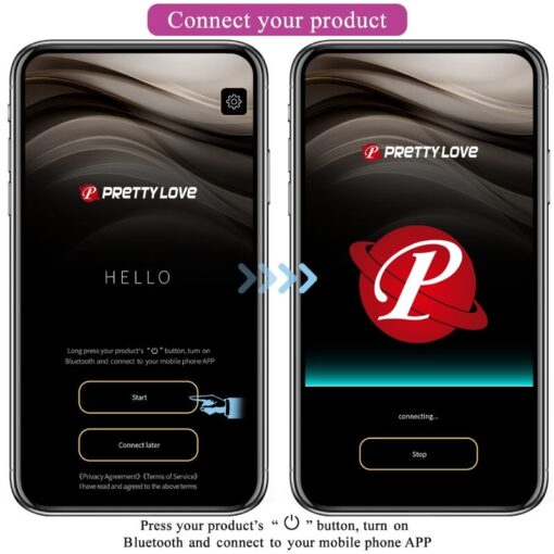 PRETTY LOVE – NYMPH HUEVO VIBRADOR CONTROLADO POR APP VIOLETA - intimamenities.com