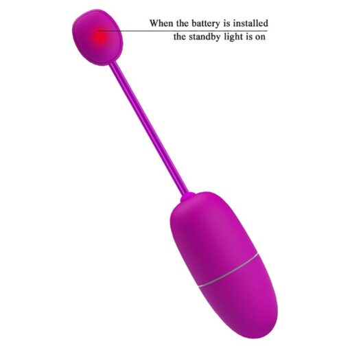 PRETTY LOVE – NYMPH HUEVO VIBRADOR CONTROLADO POR APP VIOLETA - intimamenities.com