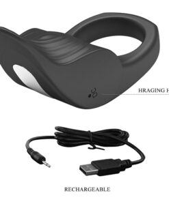 PRETTY LOVE – SUSANNA ANILLO VIBRADOR PARA PENE NEGRO - intimamenities.com