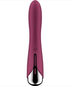 SATISFYER – SPINNING VIBE 1 VIBRADOR ROTADOR G-SPOT RED - intimamenities.com