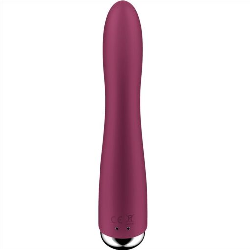 SATISFYER – SPINNING VIBE 1 VIBRADOR ROTADOR G-SPOT RED - intimamenities.com