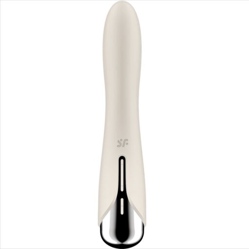 SATISFYER – SPINNING VIBE 1 VIBRADOR ROTADOR G-SPOT BEIGE - intimamenities.com