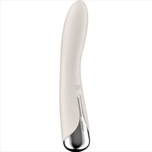 SATISFYER – SPINNING VIBE 1 VIBRADOR ROTADOR G-SPOT BEIGE - intimamenities.com