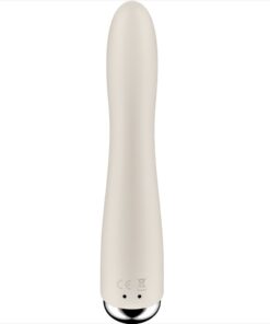 SATISFYER – SPINNING VIBE 1 VIBRADOR ROTADOR G-SPOT BEIGE - intimamenities.com