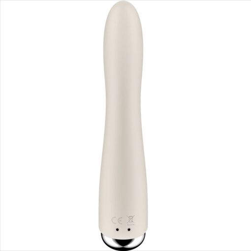 SATISFYER – SPINNING VIBE 1 VIBRADOR ROTADOR G-SPOT BEIGE - intimamenities.com