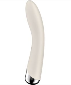 SATISFYER – SPINNING VIBE 1 VIBRADOR ROTADOR G-SPOT BEIGE - intimamenities.com