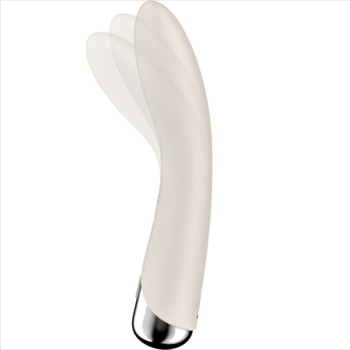 SATISFYER – SPINNING VIBE 1 VIBRADOR ROTADOR G-SPOT BEIGE - intimamenities.com