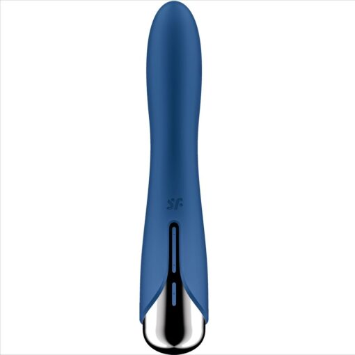 SATISFYER – SPINNING VIBE 1 VIBRADOR ROTADOR G-SPOT AZUL - intimamenities.com