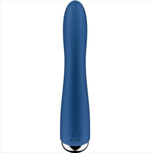 SATISFYER – SPINNING VIBE 1 VIBRADOR ROTADOR G-SPOT AZUL - intimamenities.com