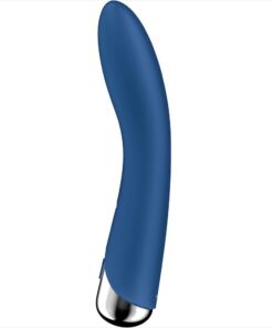 SATISFYER – SPINNING VIBE 1 VIBRADOR ROTADOR G-SPOT AZUL - intimamenities.com