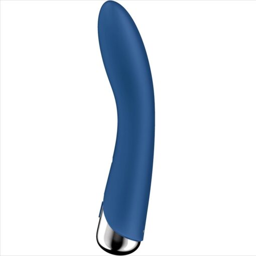 SATISFYER – SPINNING VIBE 1 VIBRADOR ROTADOR G-SPOT AZUL - intimamenities.com