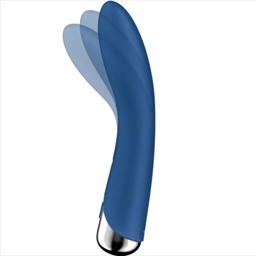 SATISFYER – SPINNING VIBE 1 VIBRADOR ROTADOR G-SPOT AZUL - intimamenities.com
