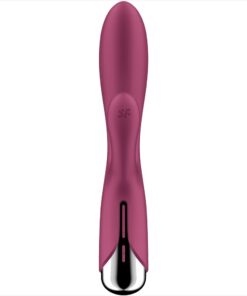 SATISFYER – SPINNING RABBIT 1 ESTIMULACION CLITORIS Y PUNTO G ROJO - intimamenities.com