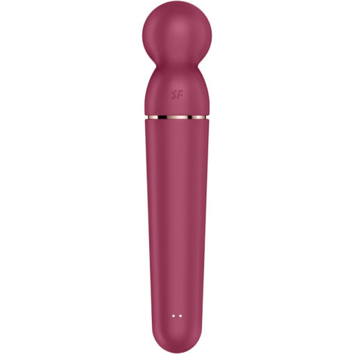 SATISFYER – PLANET WAND-ER MASAJEADOR VIBRADOR BERRY - intimamenities.com