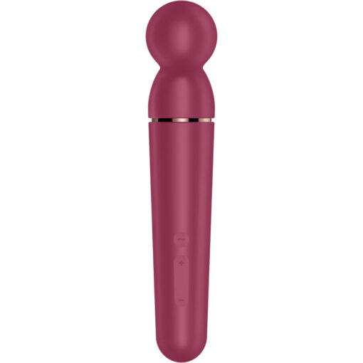 SATISFYER – PLANET WAND-ER MASAJEADOR VIBRADOR BERRY - intimamenities.com