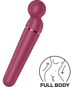 SATISFYER – PLANET WAND-ER MASAJEADOR VIBRADOR BERRY - intimamenities.com
