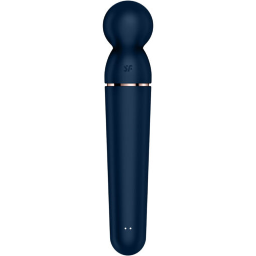 SATISFYER – PLANET WAND-ER MASAJEADOR VIBRADOR AZUL - intimamenities.com