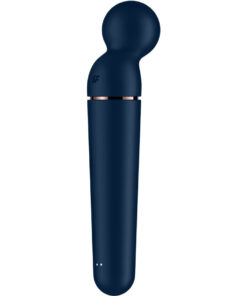 SATISFYER – PLANET WAND-ER MASAJEADOR VIBRADOR AZUL - intimamenities.com