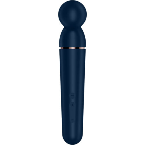 SATISFYER – PLANET WAND-ER MASAJEADOR VIBRADOR AZUL - intimamenities.com